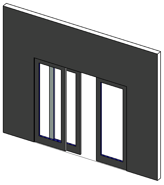 3 Panel Sliding Door