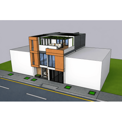 Modern 8x13 m 2-Bedroom House