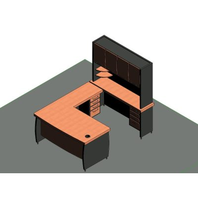 Modern Executive Desk Suite