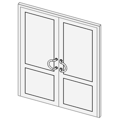 PVC Double - Panneaux vitree haut