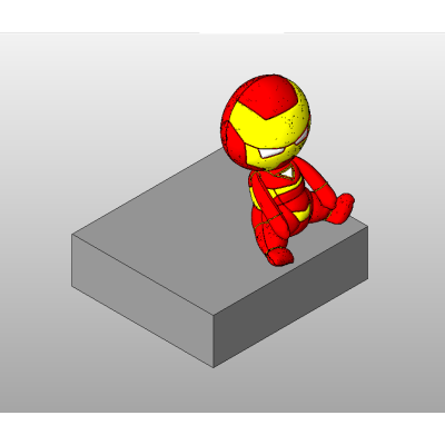 Iron Man Baby Figurine