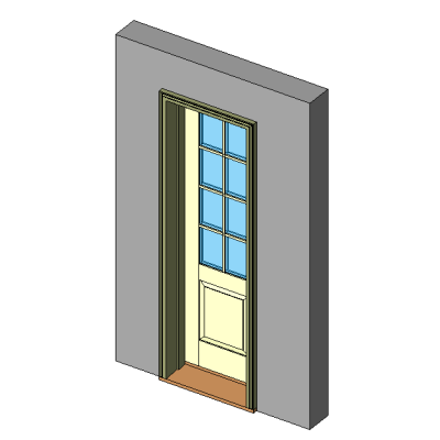 Kolbe Ultra Series Inswing Entrance Door 1-Wide 1-Panel Oak Sill Units 6547