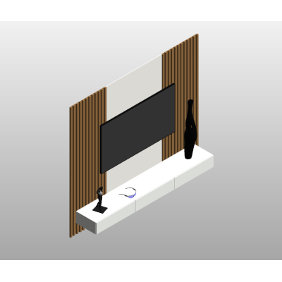Dual Panel TV Stand