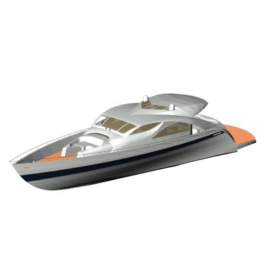 3d yacht