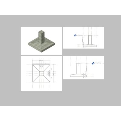 Isolated footing