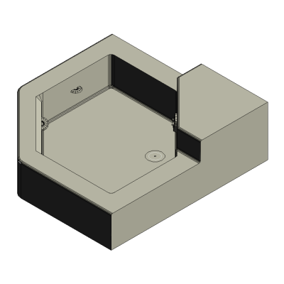 Kohler - K-1579 Whitecap Shower and Foot Whirlpool 1284