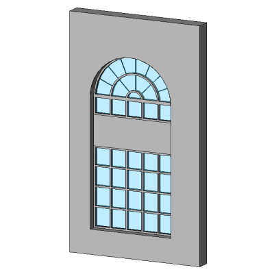 ARCHED ALUMINUM WINDOW SYSTEM 10799
