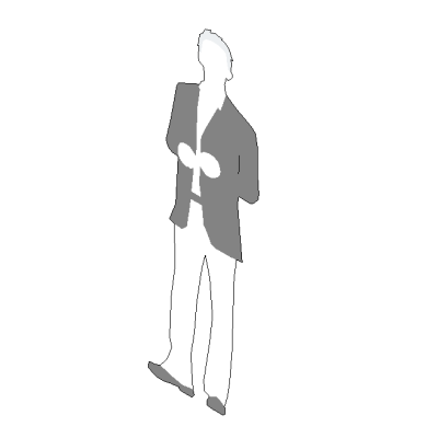 Entourage Man Standing Casual