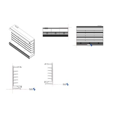 Gondola shelving for modern supermarkets
