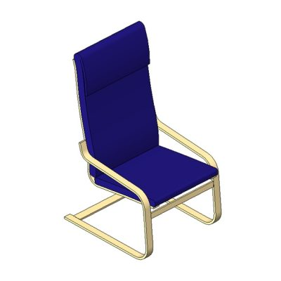 Passport Pin chair modern 5-seat waiting row 12 Lounge chair modern sled base high back