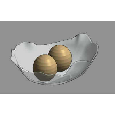 Decorative Bowl with Spheres