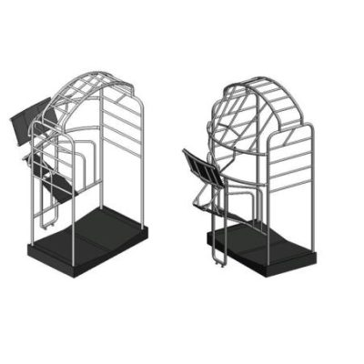 Functional cage with adjustable bars