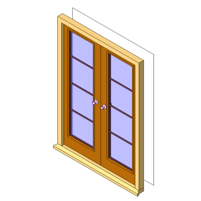 Elegant Double Exterior Doors