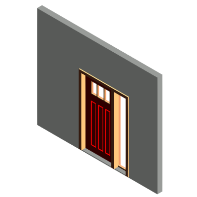 3 Panel w Light and Side Light