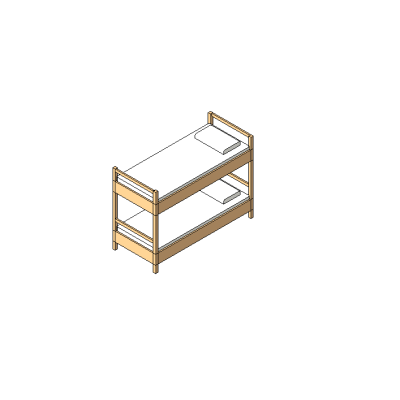 Wooden Bunk Bed