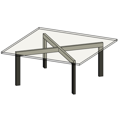 Mies Coffee Table Design