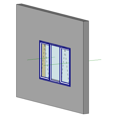 40mm Triple Casement Window - Adjustable 8293