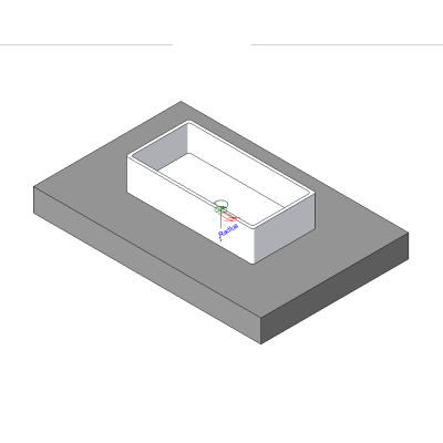 Rectangular Support Sink