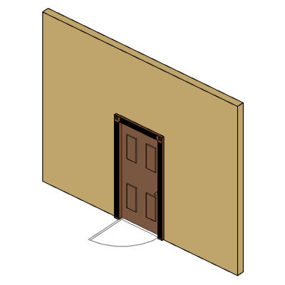 Interior - 4 Panel - Wood 12265