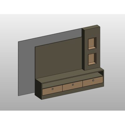 Contemporary TV Wall Unit