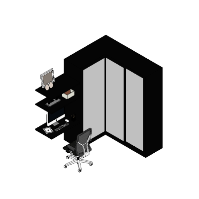 Sleek Workspace Wardrobe