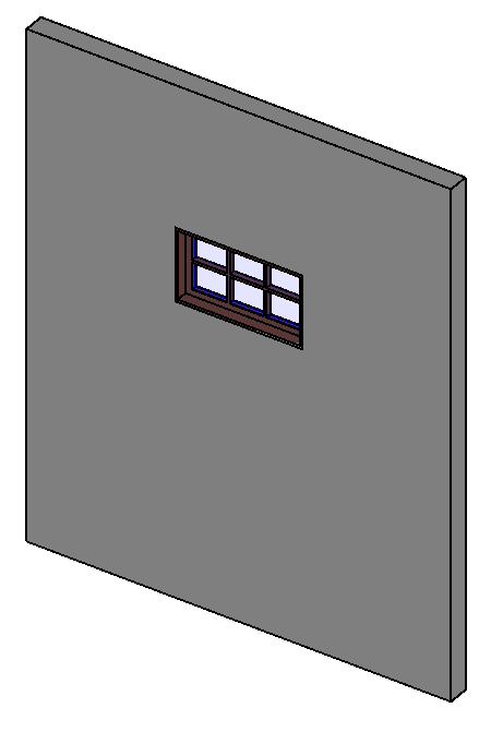 3x2 Wood Transom Window 1668