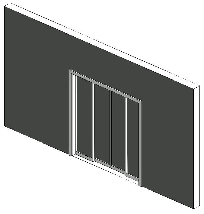 4-Pane Sliding Glass Door