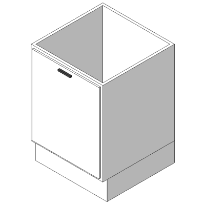 Modern Kitchen Base Cabinet