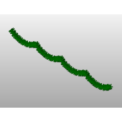 Serpentine Hedge Design