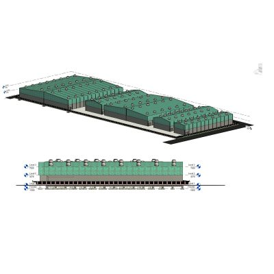 Factory Building Complex (Warehouse + Plants + Offices)