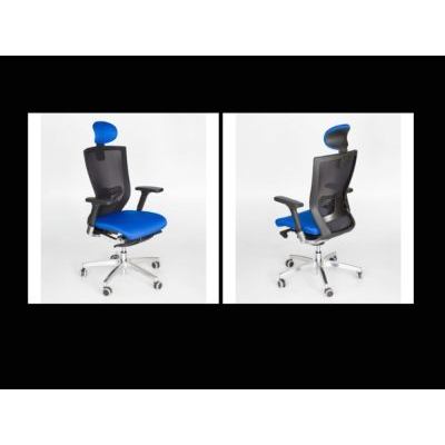 Object-family chair gamer blue color revit