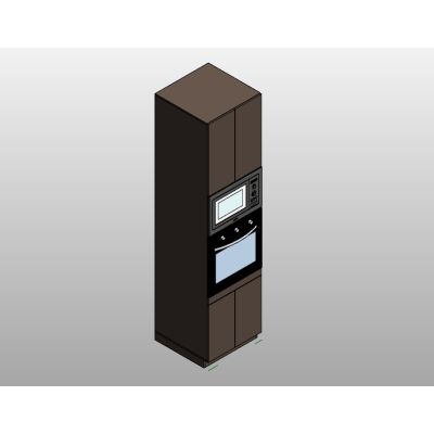 Integrated Oven and Microwave Cabinet