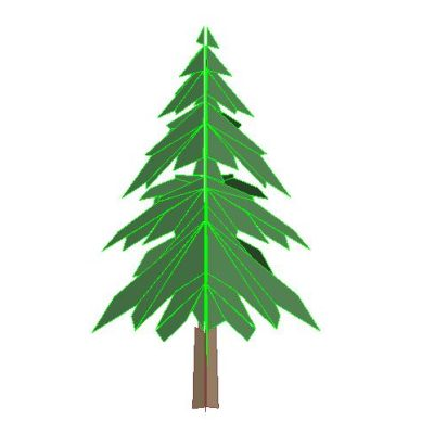 Tree 3d revit