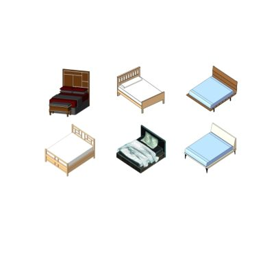 Queen and king size bed