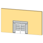 Revit Door Families: Your Free and Parametric Library for 2026 5 Hollow Metal Frame w Center Frame Double Door w Lite Transom Sidelite 3919