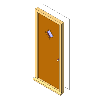 Modern Exterior Single Door Design