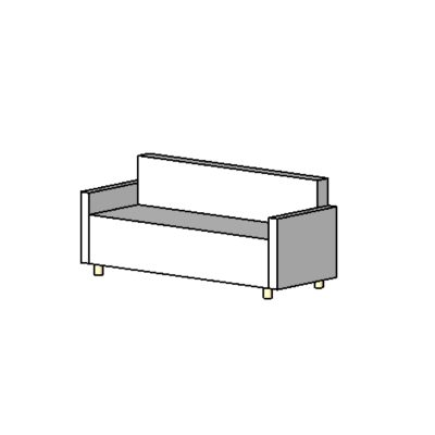 Parametric sofa bim family revit 2021