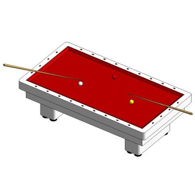 Modern Billiard Table