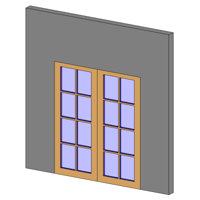 Double Door Glass