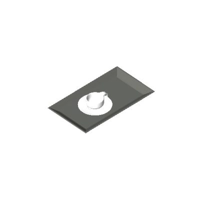 Teapot on Rectangular Tray