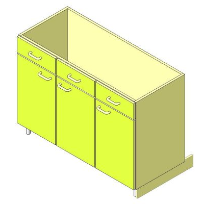 Modern Kitchen Cabinet Set