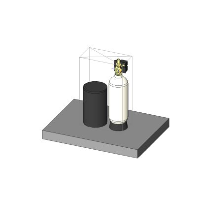 Meter demand simplex water softener for hardness reduction - pws30