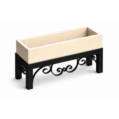 Wrought-Iron Scroll Planter