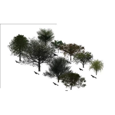 High 3d vegetation