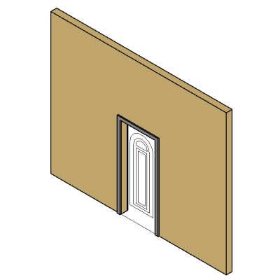 Exterior Decorative door