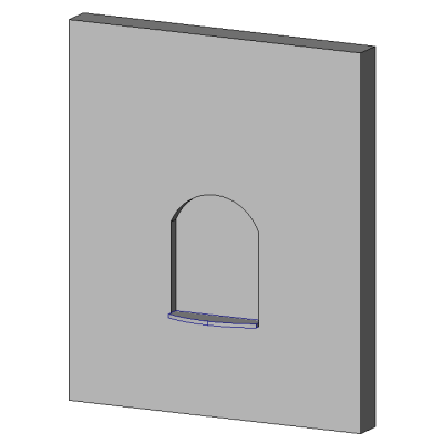 Arched Wall Niche 11234