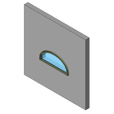 Elliptical window detailed direct set