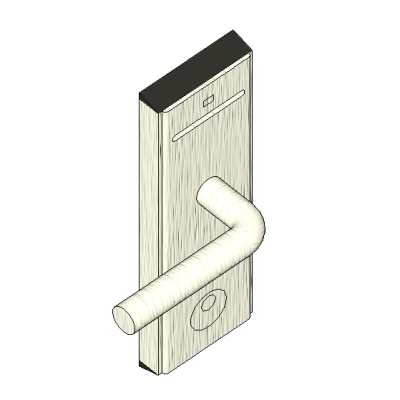 Door handle - Key card