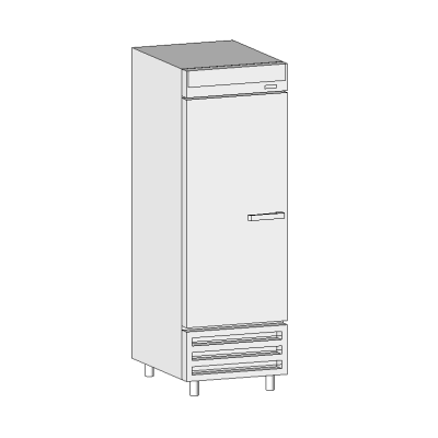 Single-Door Commercial Freezer