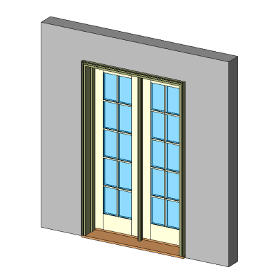 Kolbe Ultra Series Inswing Entrance Door 2-Wide Oak Sill Units 6563